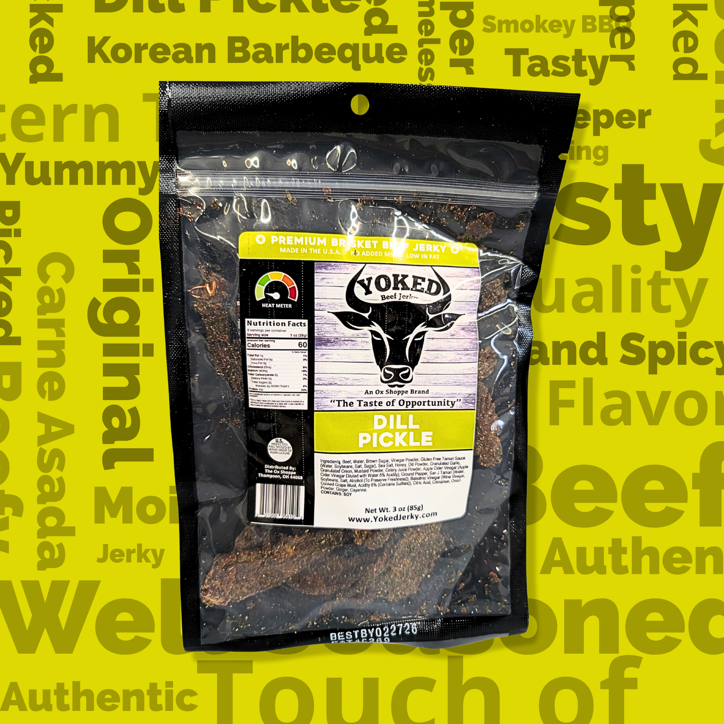 Yoked Dill Pickle Beef Jerky
