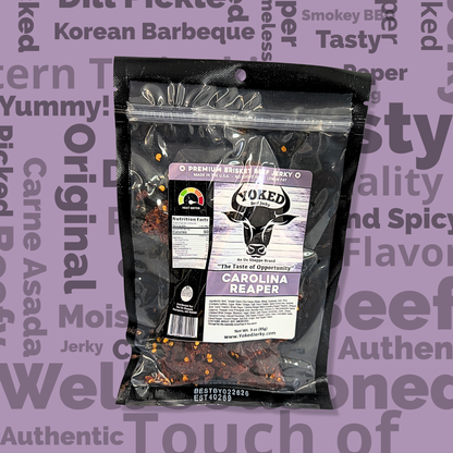 Yoked Carolina Reaper Beef Jerky
