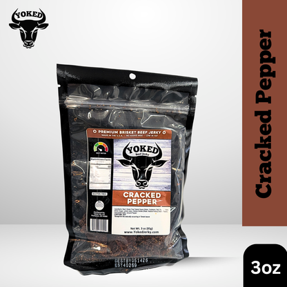 Yoked Cracked Pepper Beef Jerky