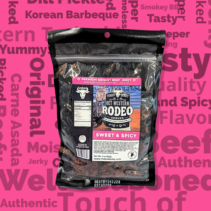 Yoked Sweet and Spicy Beef Jerky
