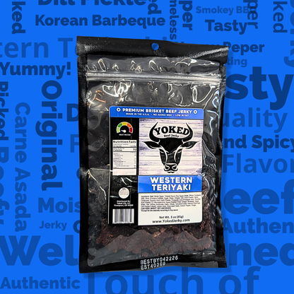 Yoked Western Teriyaki Beef Jerky