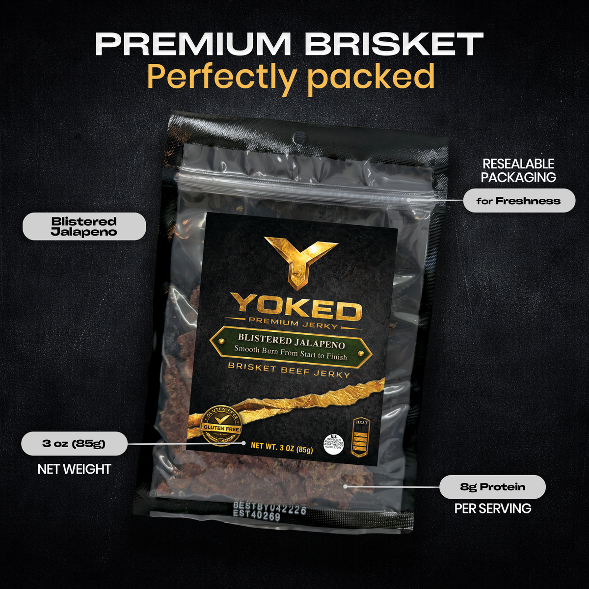 Blistered Jalapeño Beef Jerky