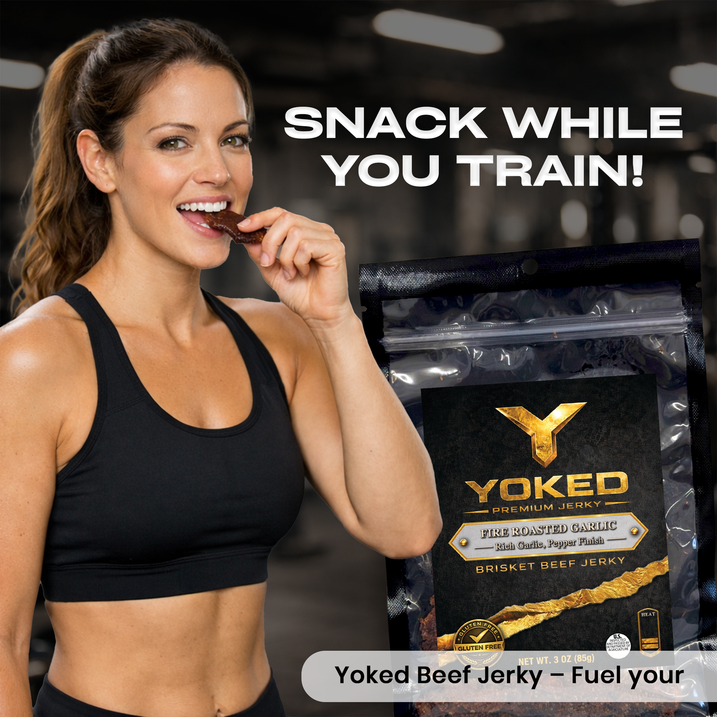 Fire Roasted Garlic Beef Jerky