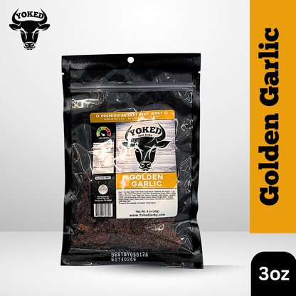Yoked Golden Garlic Beef Jerky