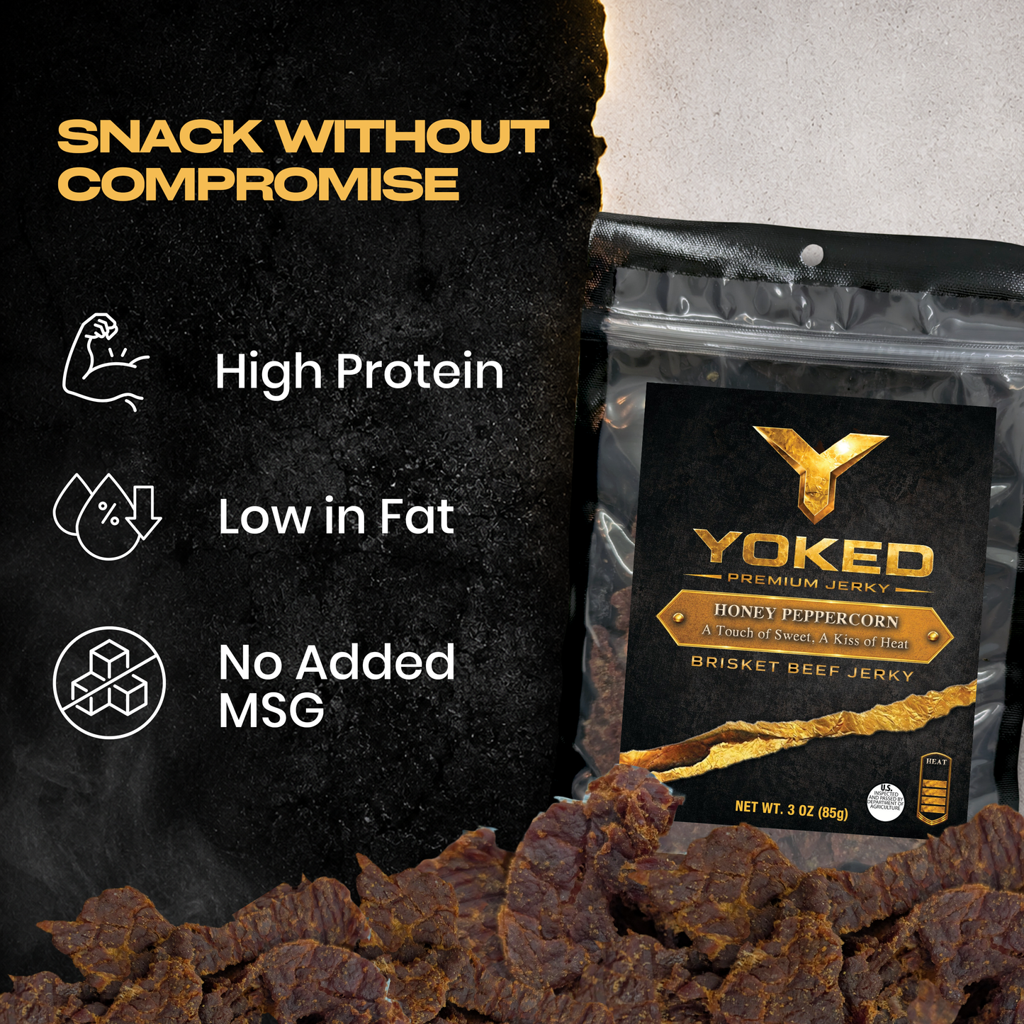 Honey Peppercorn Beef Jerky