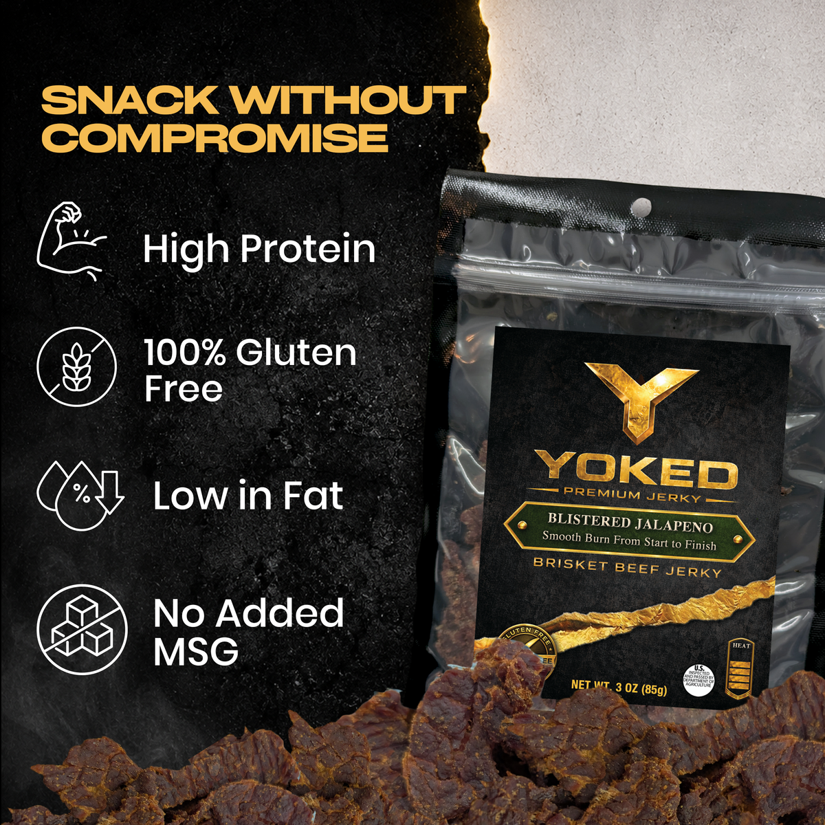 Blistered Jalapeño Beef Jerky
