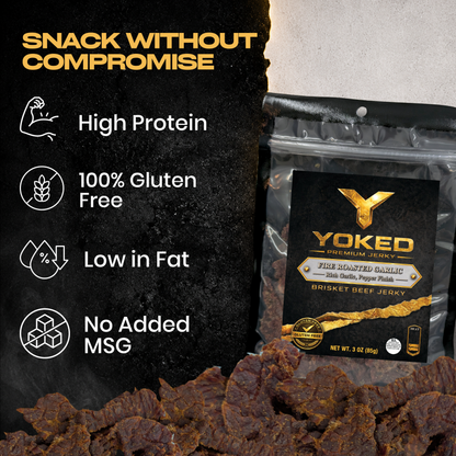 Fire Roasted Garlic Beef Jerky