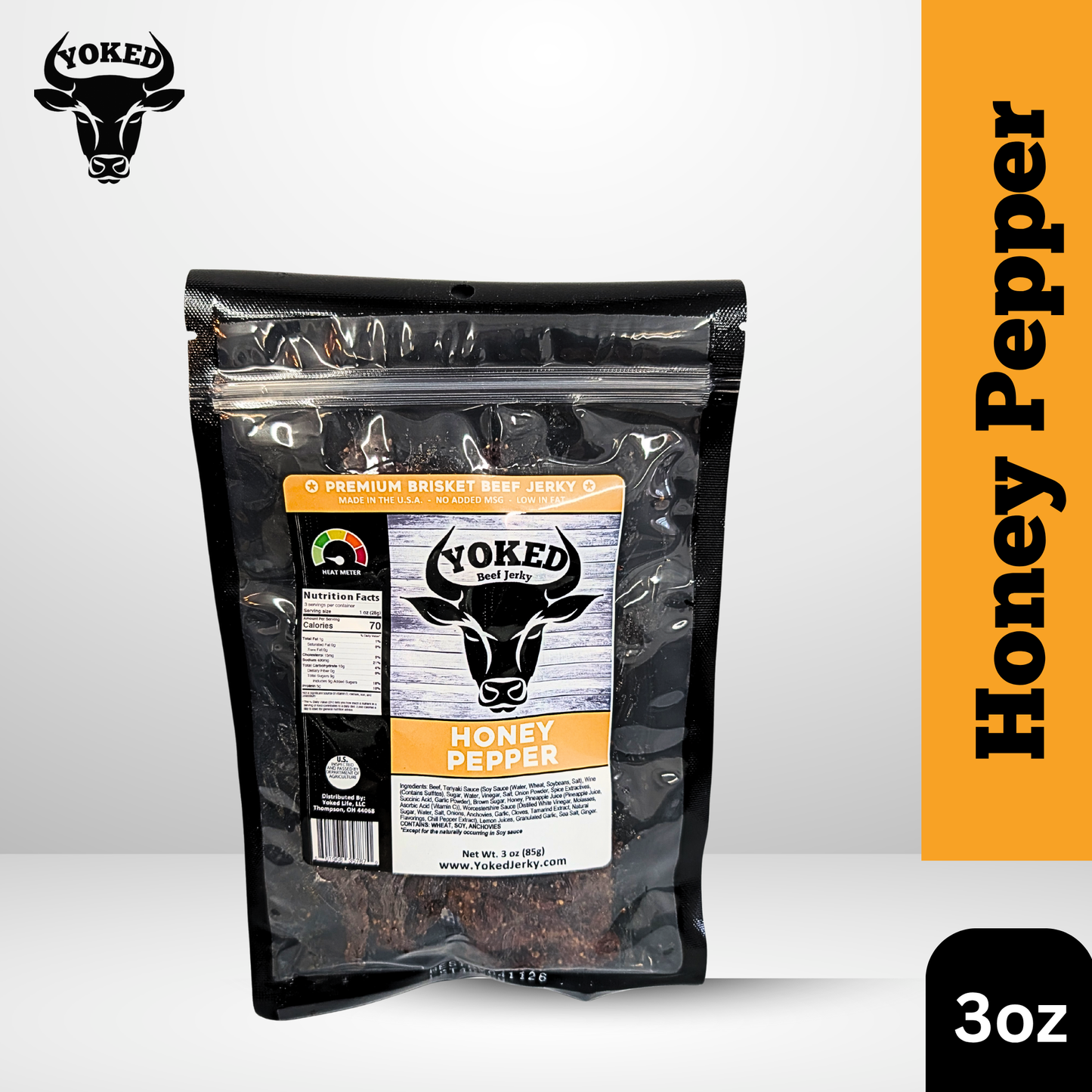 Honey Pepper Beef Jerky