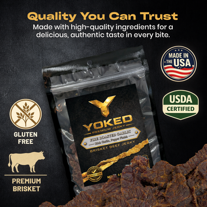Fire Roasted Garlic Beef Jerky