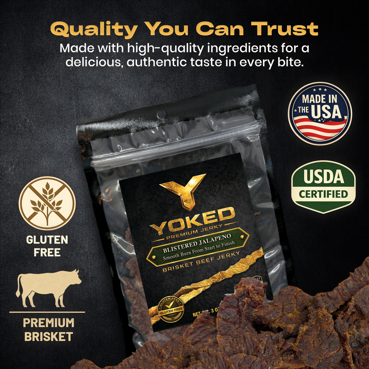Blistered Jalapeño Beef Jerky