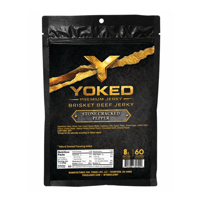 Stone Cracked Pepper Beef Jerky