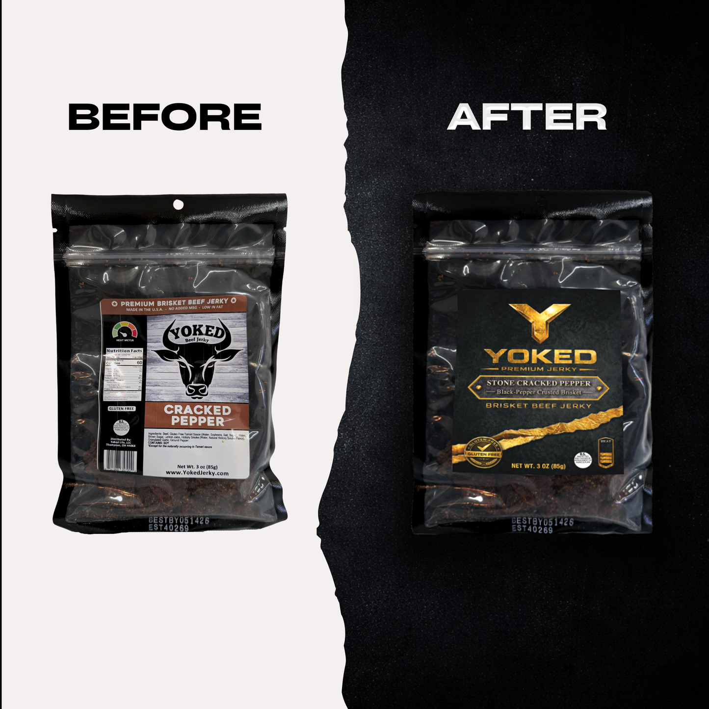 Stone Cracked Pepper Beef Jerky