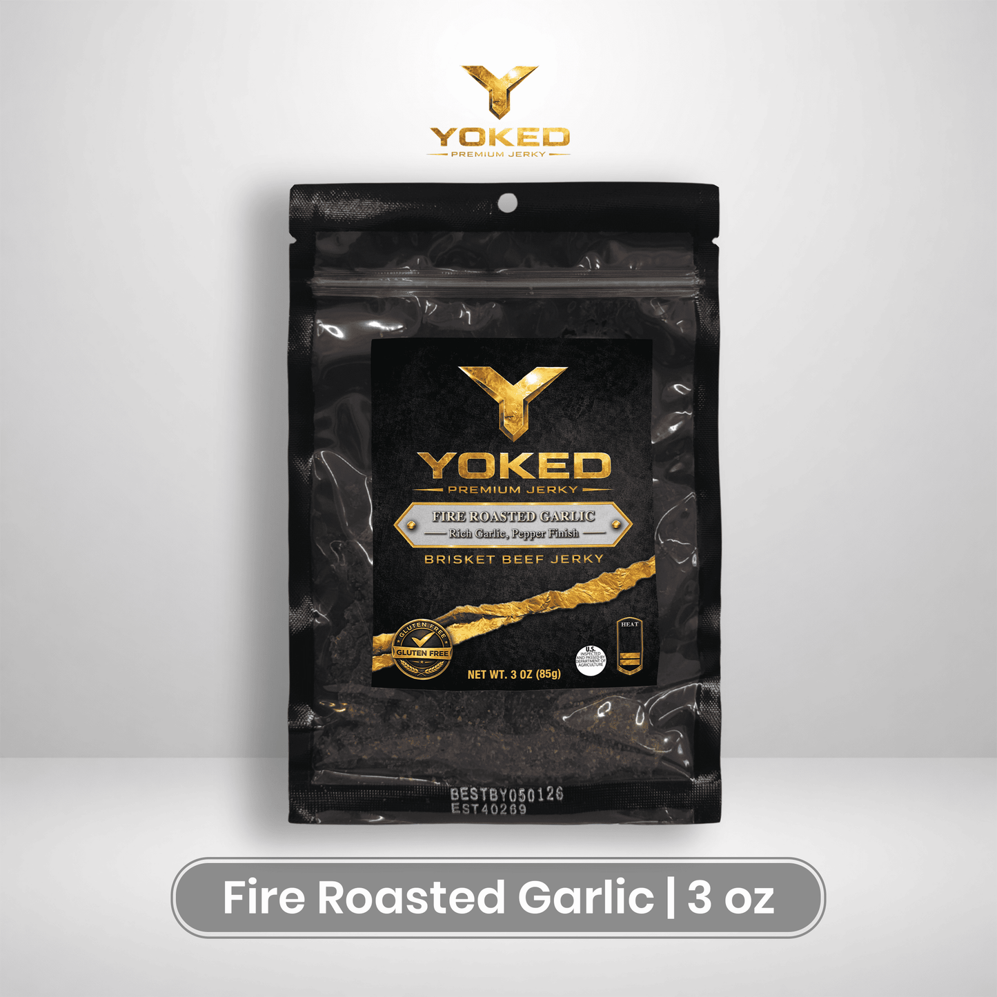 Fire Roasted Garlic Beef Jerky