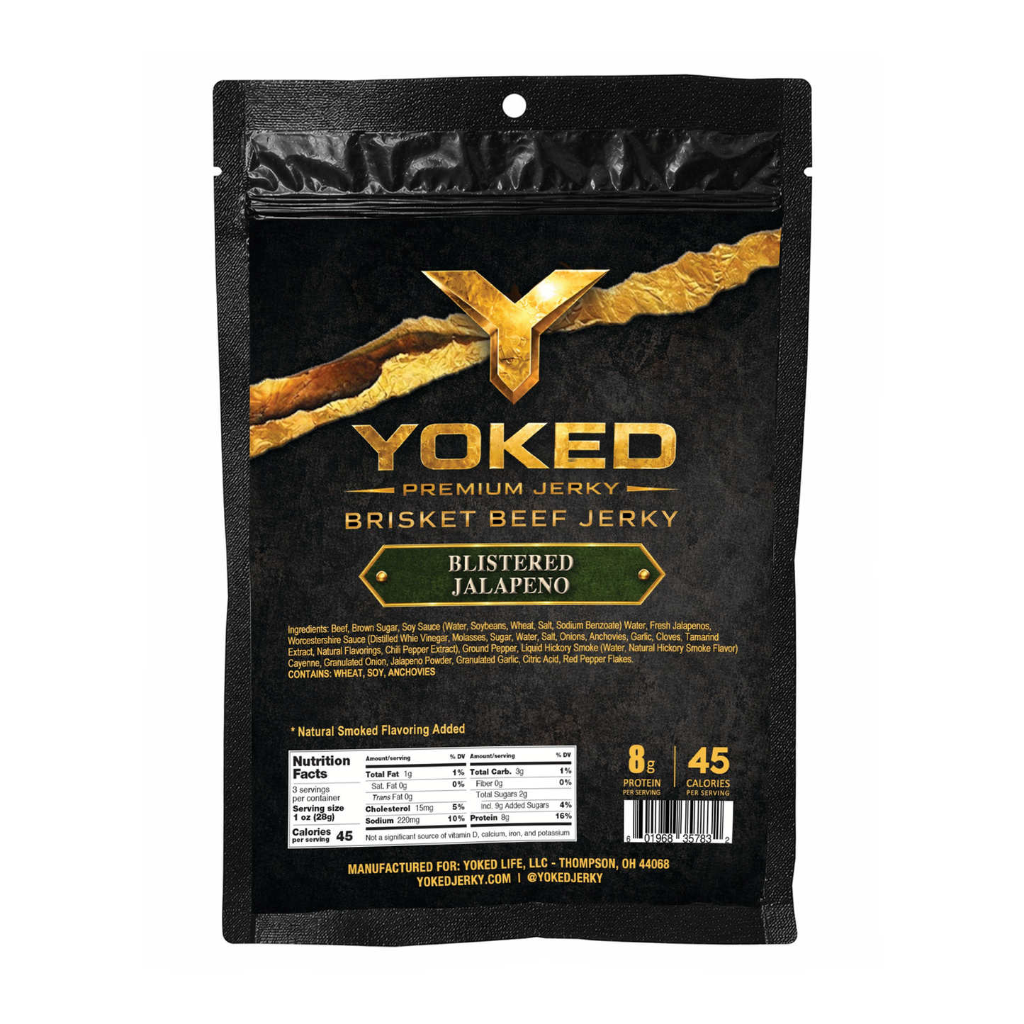 Blistered Jalapeño Beef Jerky